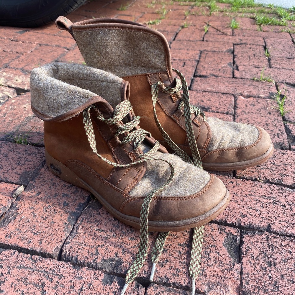 wool & leather Chaco boots